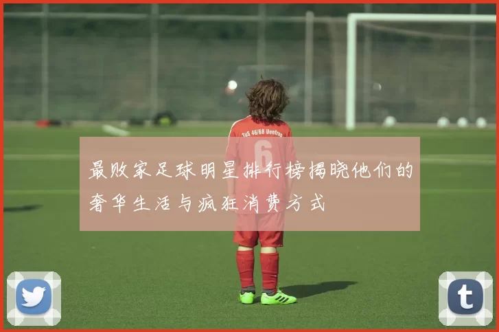 最败家足球明星排行榜揭晓他们的奢华生活与疯狂消费方式